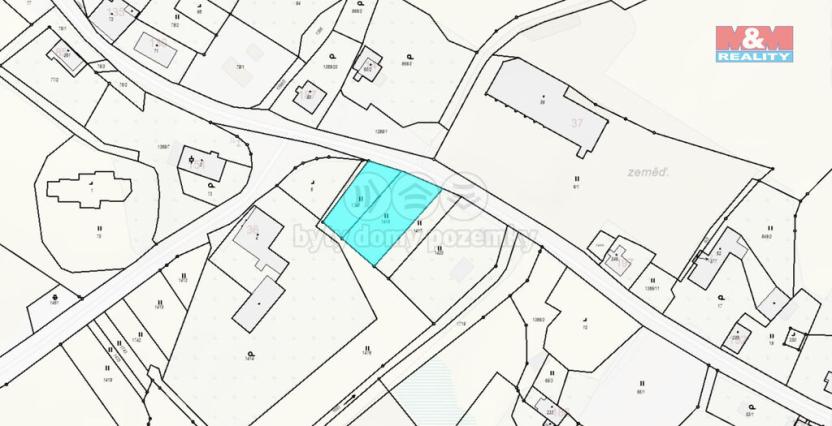 Prodej pozemku pro bydlení, Verneřice - Rychnov, 1163 m2