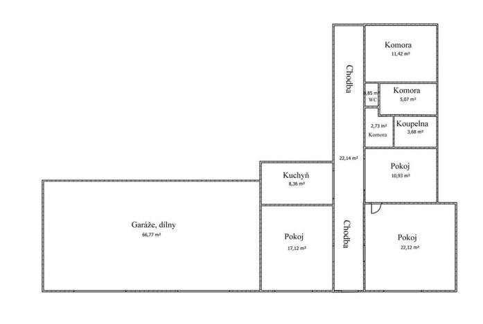 Prodej rodinného domu, Borkovany, 104 m2