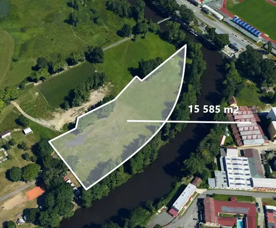 Prodej podílu komerčního pozemku, Soběslav, 1669 m2