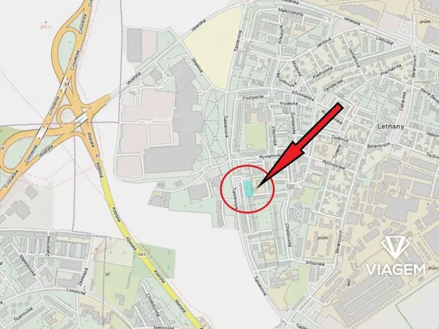 Prodej komerčního pozemku, Praha - Letňany, 1067 m2