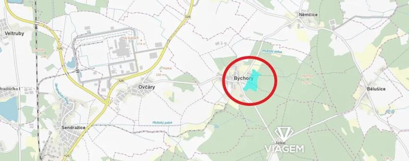 Prodej podílu lesa, Býchory, 11195 m2