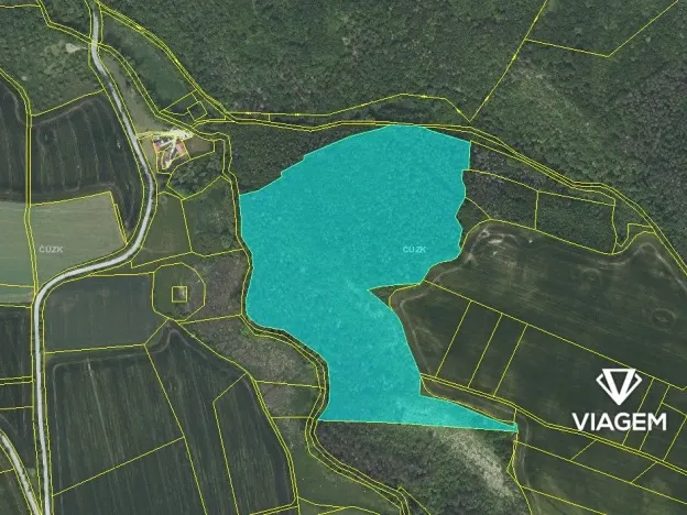 Prodej podílu lesa, Suchomasty, 10818 m2