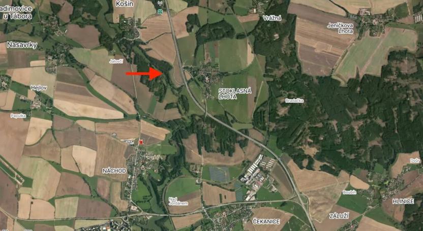 Prodej podílu louky, Tábor, 841 m2