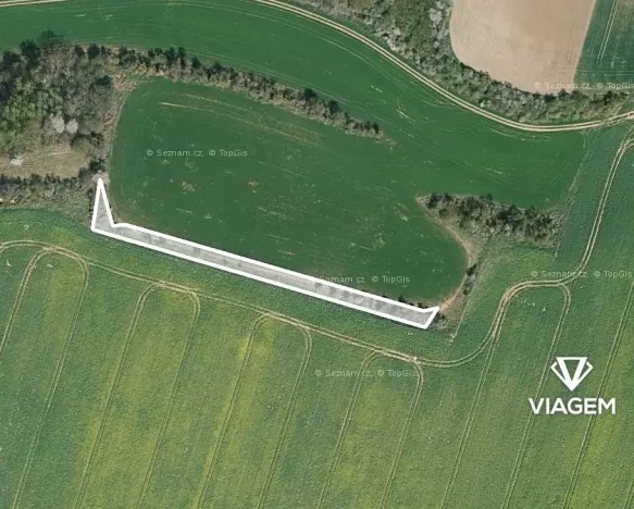 Prodej pole, Vysoká, 1201 m2
