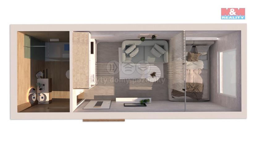 Prodej mobilheimu, Praha - Kyje, 18 m2