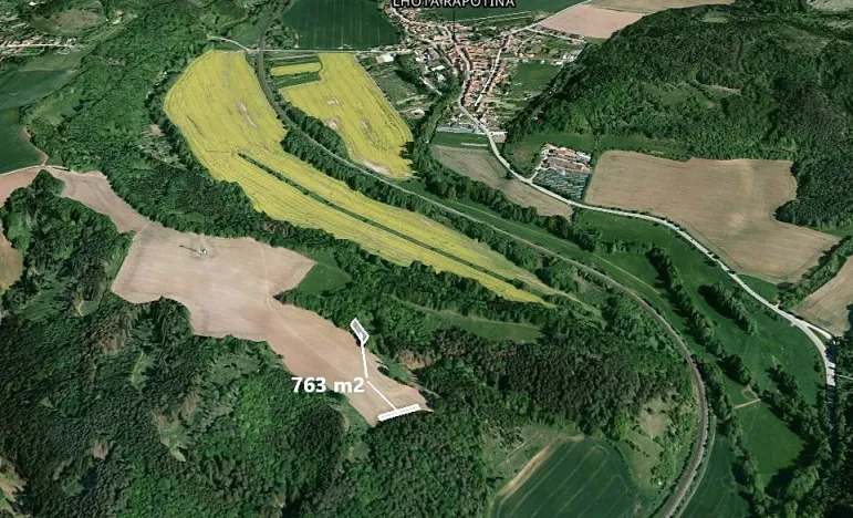 Prodej lesa, Obora, 763 m2