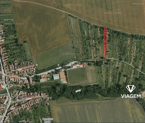 Prodej podílu zahrady, Ostrožská Lhota, 1300 m2
