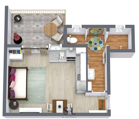 Prodej bytu 1+kk, Cvikov, Pivovarská, 31 m2