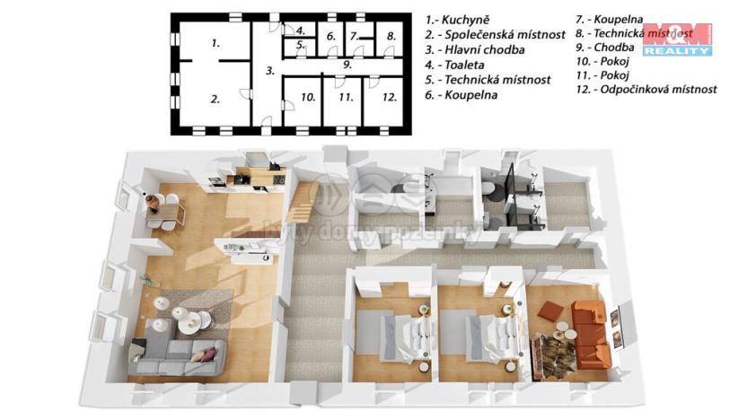 Prodej rodinného domu, Vernéřovice, 280 m2