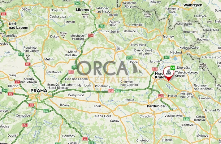 Prodej louky, Třebechovice pod Orebem, 4201 m2