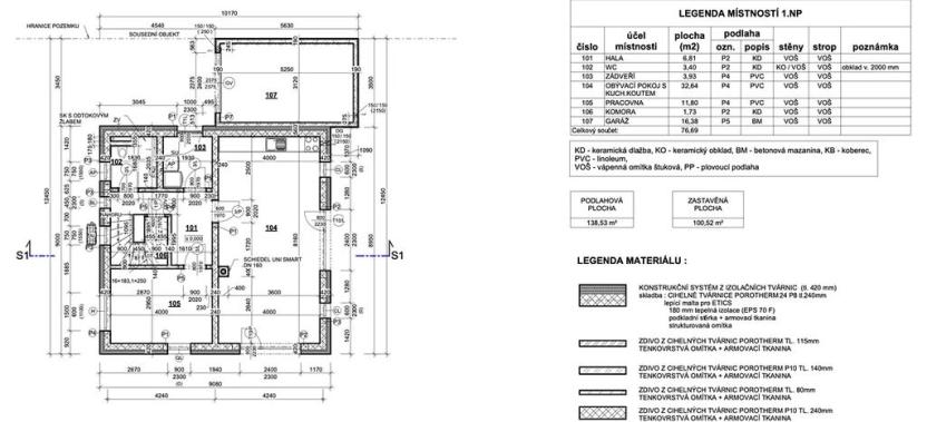 Prodej rodinného domu, Praha - Vinoř, Semtínská, 138 m2