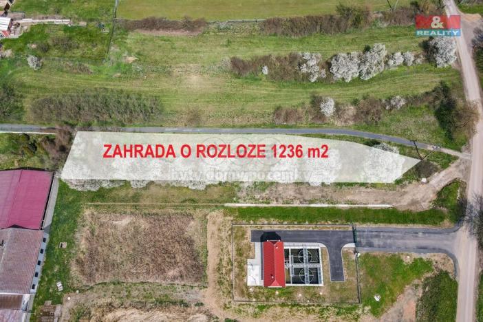 Prodej zahrady, Čistá, 1236 m2