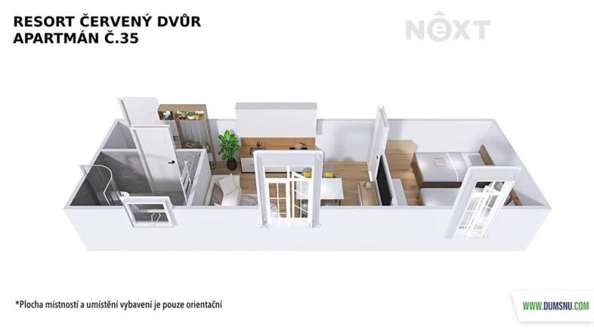 Prodej bytu 2+kk, Rapotín, Výzkumníků, 34 m2