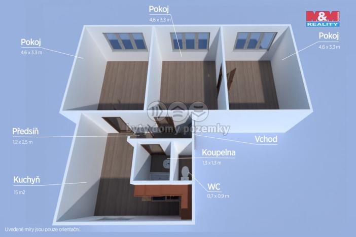 Prodej bytu 3+1, Klatovy, Plánická, 69 m2