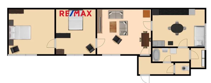 Prodej bytu 3+1, Dubá, Luční, 83 m2