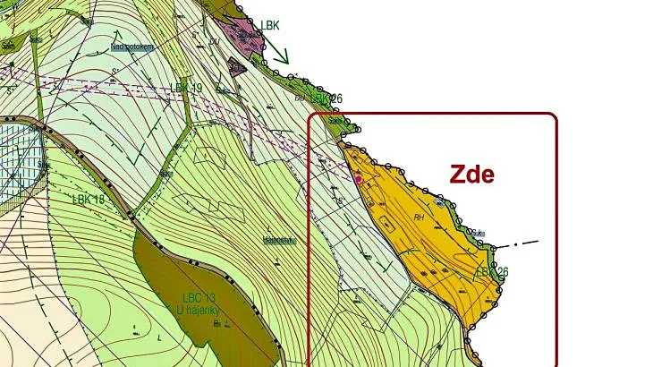 Prodej komerčního pozemku, Dvorce, Údolí, 41279 m2