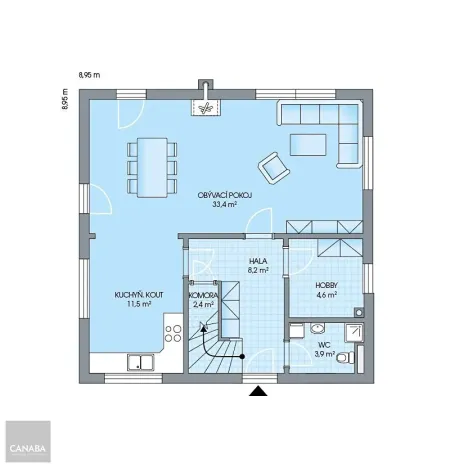 Prodej rodinného domu, Nehvizdy, 127 m2