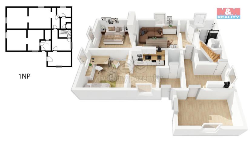 Prodej rodinného domu, Chabeřice - Holšice, 140 m2