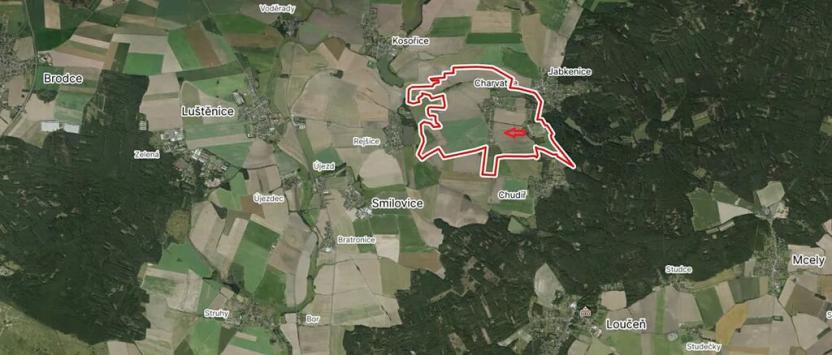 Prodej pozemku pro bydlení, Charvatce, 49000 m2