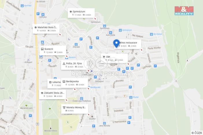 Pronájem bytu 1+1, Česká Lípa, Hradecká, 40 m2