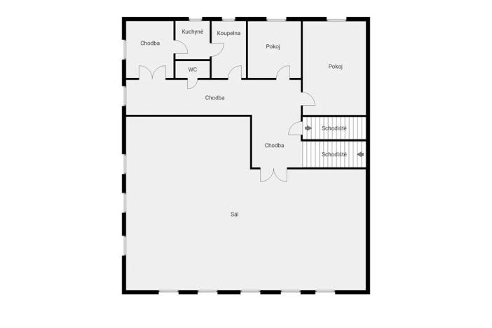 Prodej vícegeneračního domu, Zálezly, 900 m2