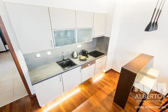 Pronájem bytu 2+kk, Praha - Nové Město, Na slupi, 45 m2