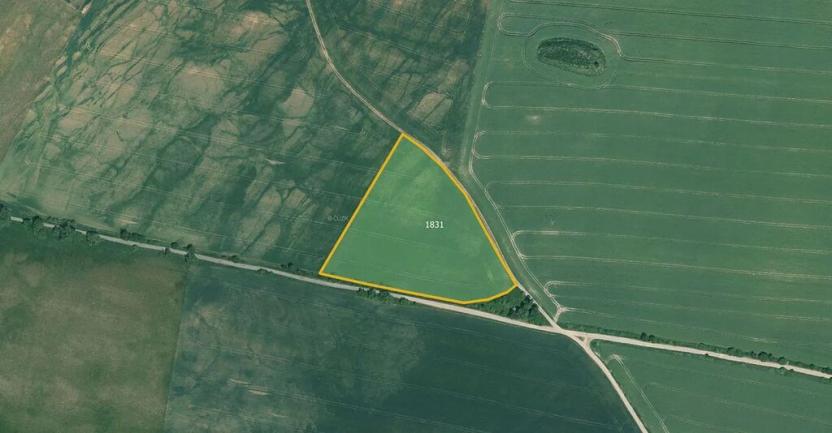 Prodej podílu pole, Čistá, 7450 m2