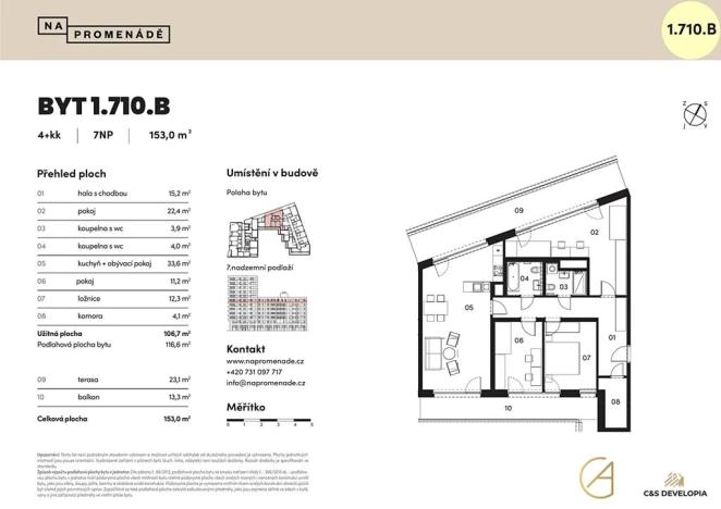 Prodej bytu 4+kk, Brno, 117 m2