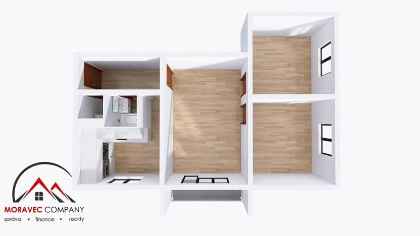 Pronájem bytu 3+1, Bruntál, Pionýrská, 60 m2