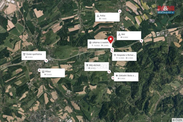 Prodej pozemku pro bydlení, Hukvaldy - Rychaltice, 1000 m2