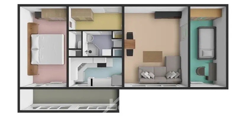 Prodej bytu 3+kk, Praha - Prosek, Bohušovická, 54 m2