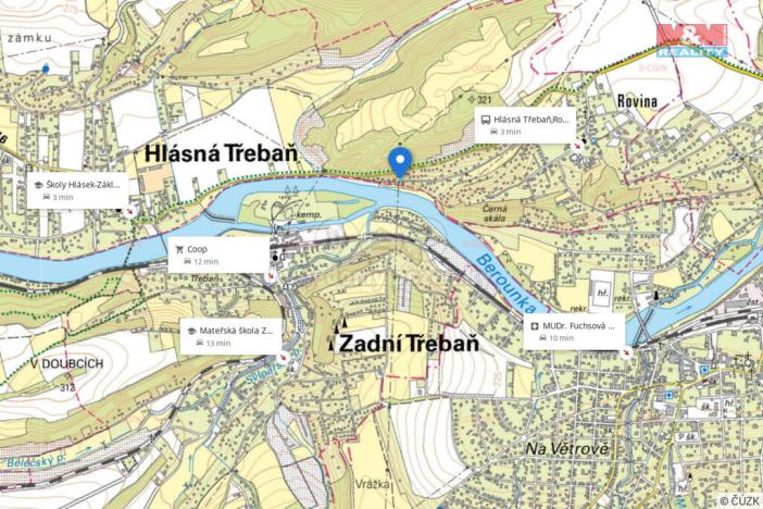 Prodej zahrady, Hlásná Třebaň, Formanská, 589 m2