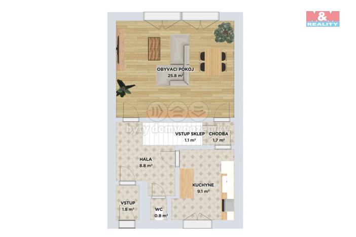 Prodej rodinného domu, Nepomuk, 100 m2