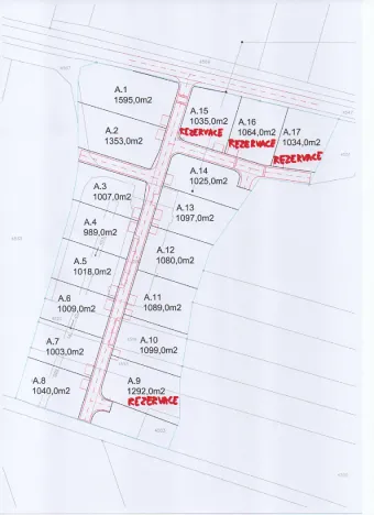 Prodej pozemku pro bydlení, Nýřany, 1000 m2