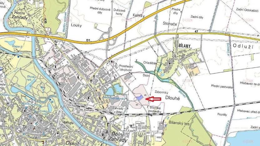 Prodej komerčního pozemku, Kroměříž, Jožky Silného, 6000 m2