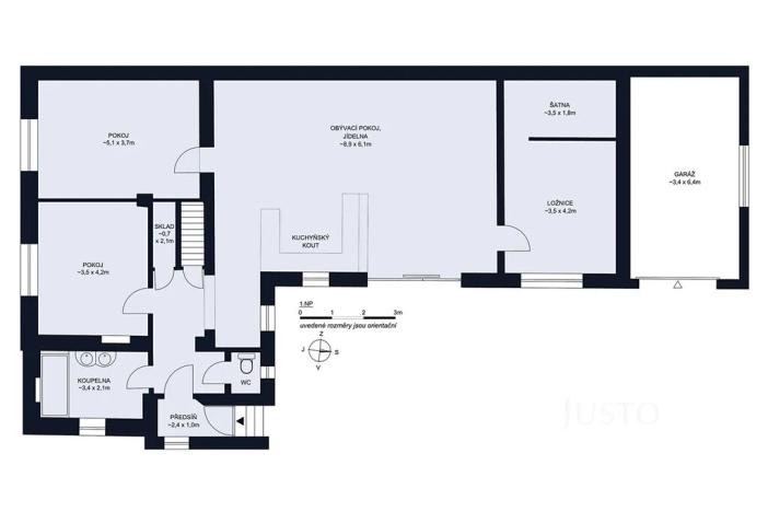 Prodej rodinného domu, České Budějovice, Střížovská, 129 m2