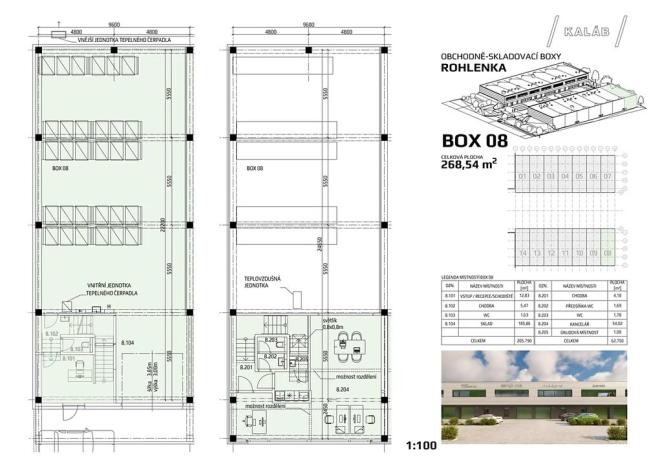 Prodej skladu, Tvarožná, 269 m2