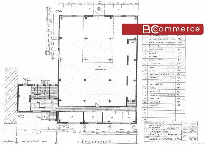 Pronájem skladu, Brno, 666 m2