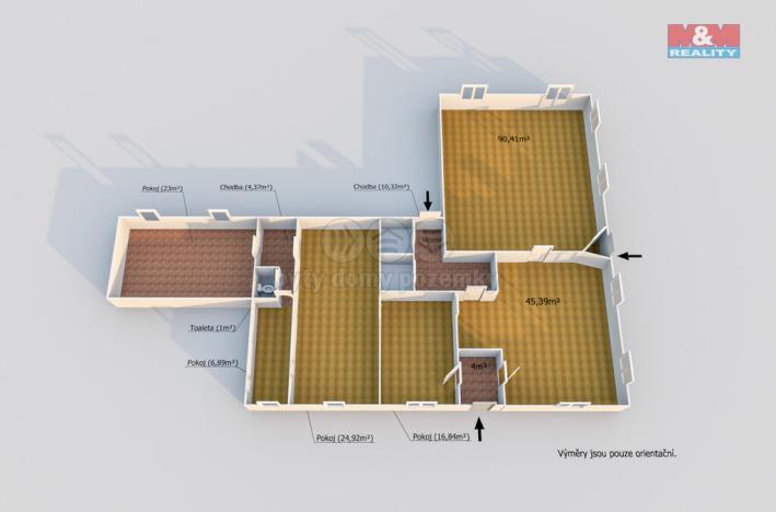 Prodej rodinného domu, Neurazy - Vojovice, 245 m2