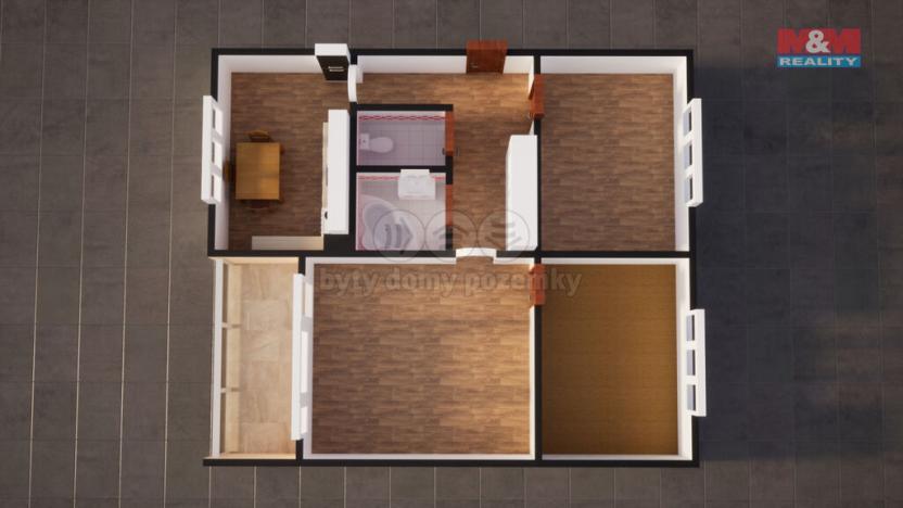 Prodej bytu 3+1, Mimoň - Mimoň I, Sídliště pod Ralskem, 75 m2