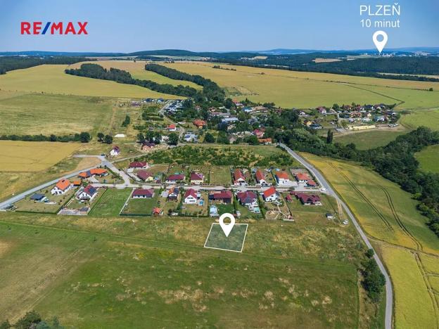 Prodej pozemku pro bydlení, Plzeň, 901 m2