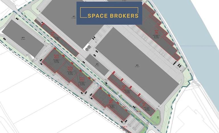 Pronájem skladu, Zápy, 950 m2
