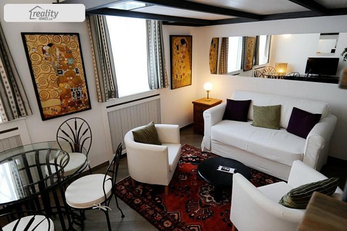 Pronájem bytu 1+kk, Praha - Smíchov, Hořejší nábřeží, 32 m2