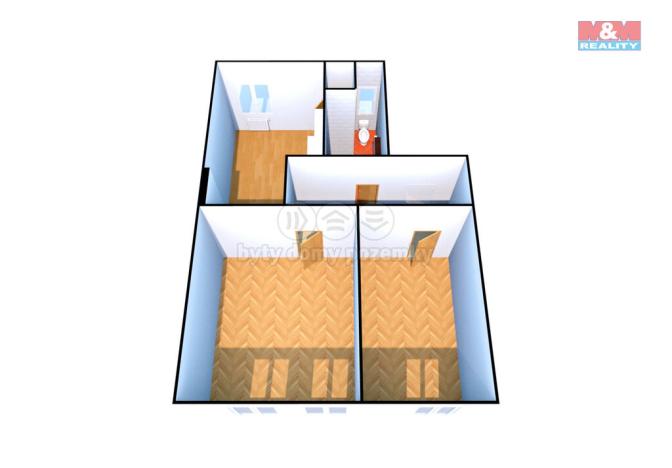 Prodej bytu 2+1, Děčín - Děčín IV-Podmokly, Jungmannova, 69 m2