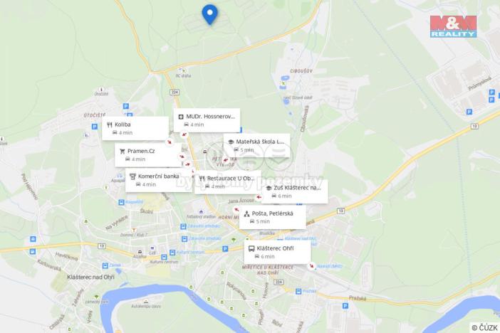 Prodej zahrady, Klášterec nad Ohří - Miřetice u Klášterce nad Ohří, 297 m2