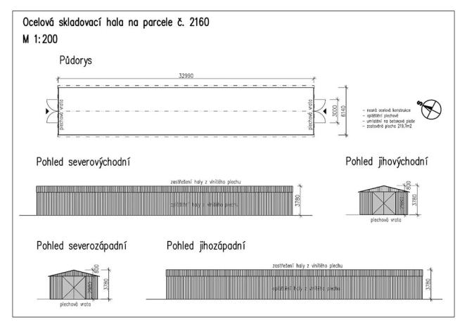 Pronájem skladu, Hořovice, Sklenářka, 205 m2