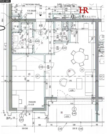 Pronájem bytu 2+kk, Praha - Smíchov, Grafická, 57 m2