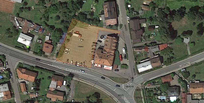 Prodej komerčního pozemku, Ostřetín, 1672 m2
