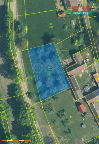 Prodej pozemku pro bydlení, Hrazany, 1603 m2