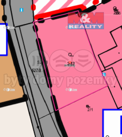 Prodej pozemku pro bydlení, Hrazany, 1603 m2
